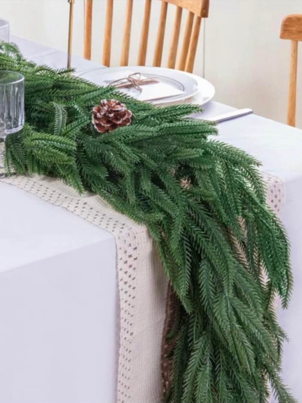 Norfolk Pine Christmas Garland - Holiday Home Decor